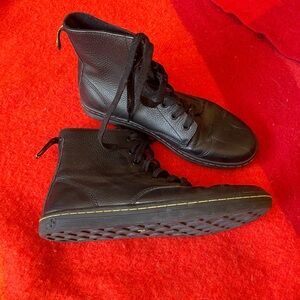 Dr. Martens leather high top sneaker